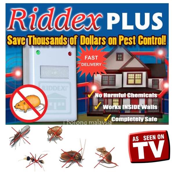 As Seen on TV Riddex Pest Control Repelling Aid Built in Night Light