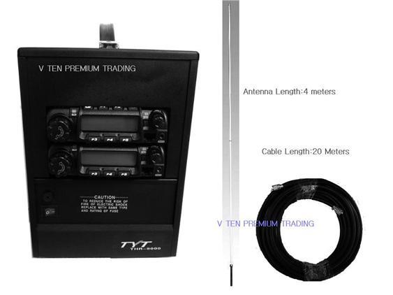 TYT UHF/VHF Repeater 50W High Power For Walkie Talkie Wtih Antenna