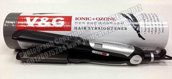 V&G 9238 Ionic + Ozone Hair Straightener Iron (LCD Display) V&G 9238 Ionic + Ozone Hair Straightener Iron (LCD Display)