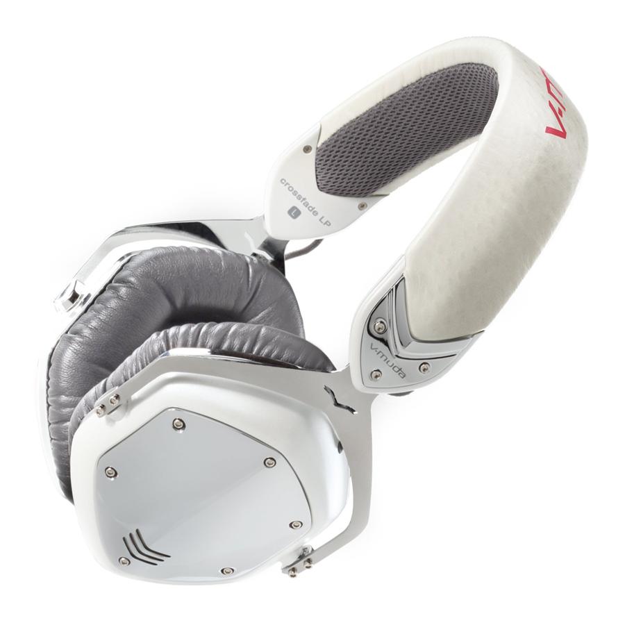 V-MODA Crossfade LP Over-Ear Noise-Isolating Metal Headphone White