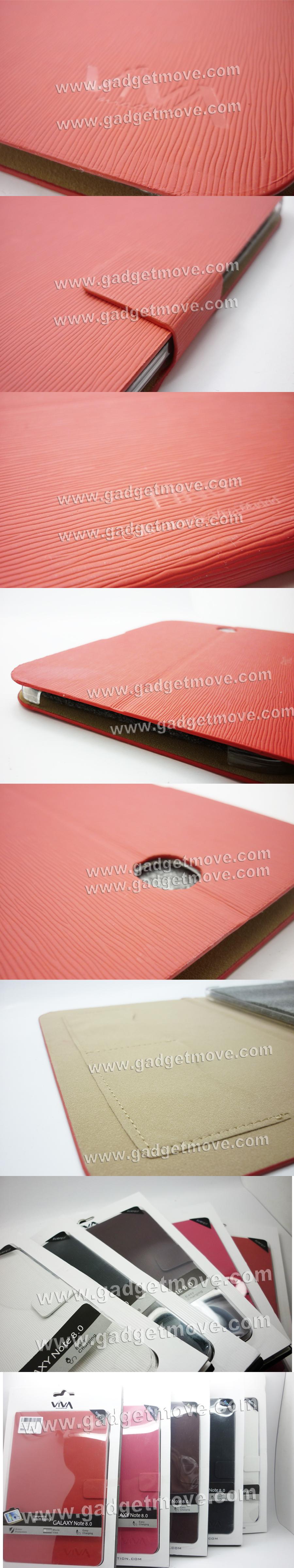 Viva FINO Samsung Galaxy Note 8.0 Wallet Leather Case Book Cover