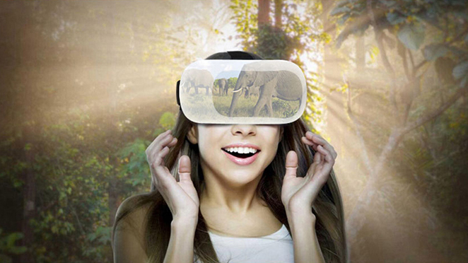 VR 5 generations Mirror virtual reality VR Storm smart phone wearing g