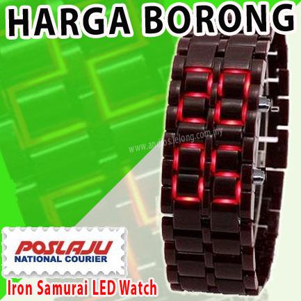 wholesale iron samurai japanese inspired led jam import borong selangor end time 8 11 wholesale iron samurai japanese inspired led jam import borong selangor end time 8 11