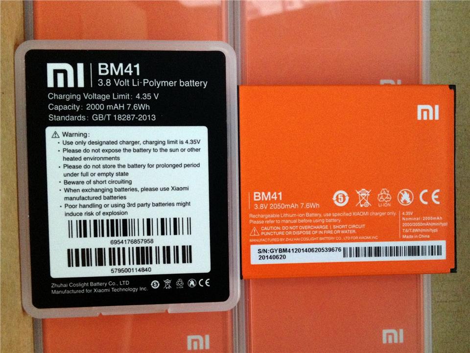 Xiao Mi Redmi 1S BM41 Polymer Battery (100% Original)
