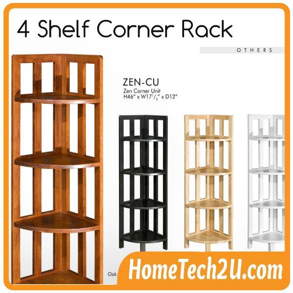 Zen 4 Shelf Corner Rack Bookc (end 1/13/2018 3:15 PM - MYT )