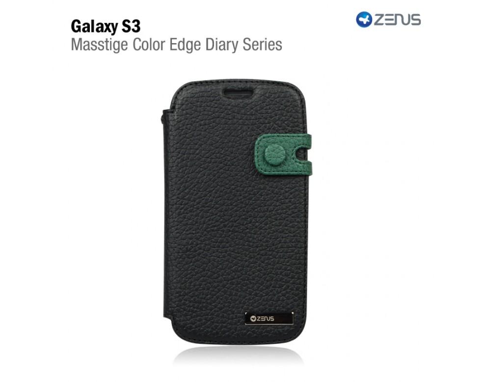 Zenus Samsung Galaxy S3 Masstige Color Edge Diary Series Black Zenus Samsung Galaxy S3 Masstige Color Edge Diary Series Black