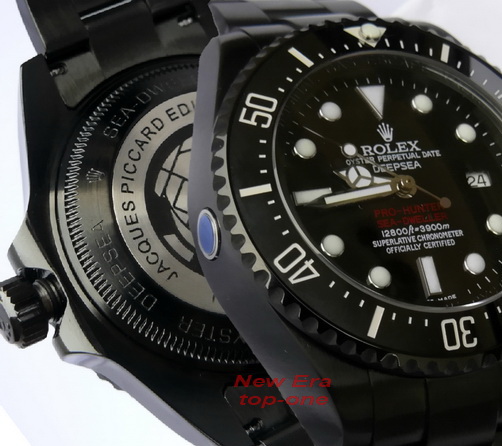 SWISS ETA - ROLEX PRO-HUNTER SEA-DWELLER JACQUES PICCARD Edition PVD