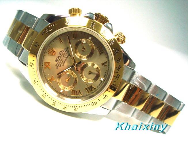 ROLEX DAYTONA OYSTER PERPETUAL TWO TONE HIGH SPEC ROMAN MARKER GOLD Feature available to Store Members