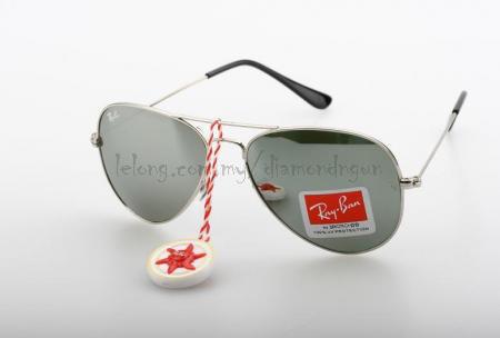 ray ban aviators mirror. Ray Ban Aviator RB3025 Silver