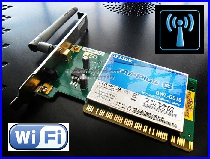 Link DWL-G510 Wireless Desktop PCI Adapter Wifi PC Card (Kuala ...