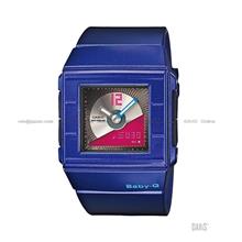 CASIO BGA-201-2E Baby-G Ana-Digi CD Record Casket resin strap blue
