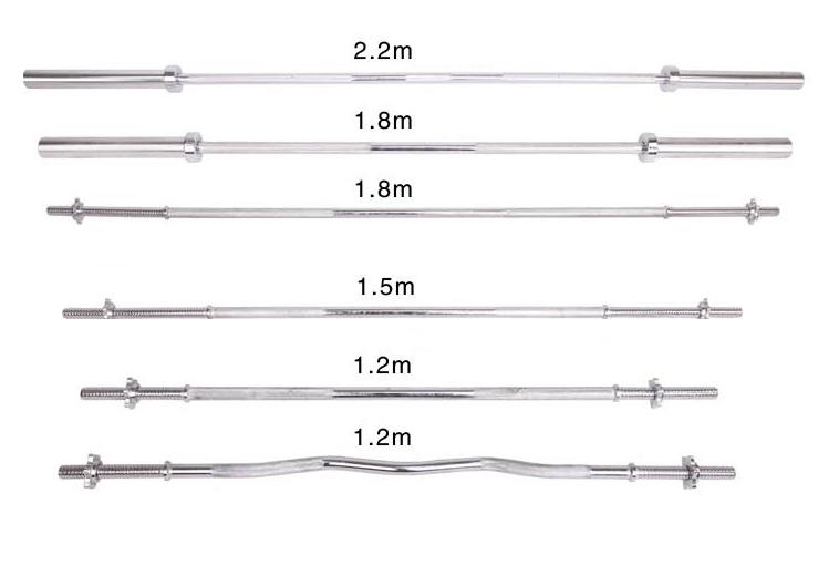 1.2m 1.5m 1.8m Barbell Straight / Cu (end 9/22/2018 8:15 PM)