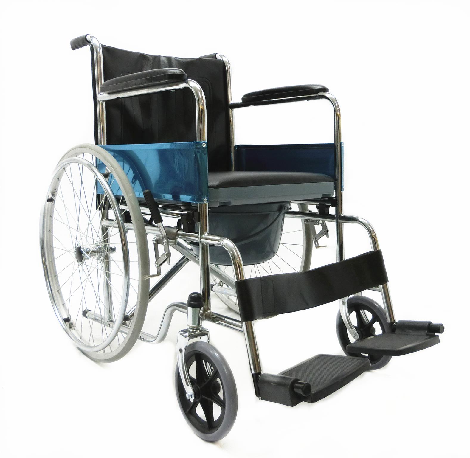 2 in 1 Commode chair Wheelchair kerusi roda ada tempat tandas