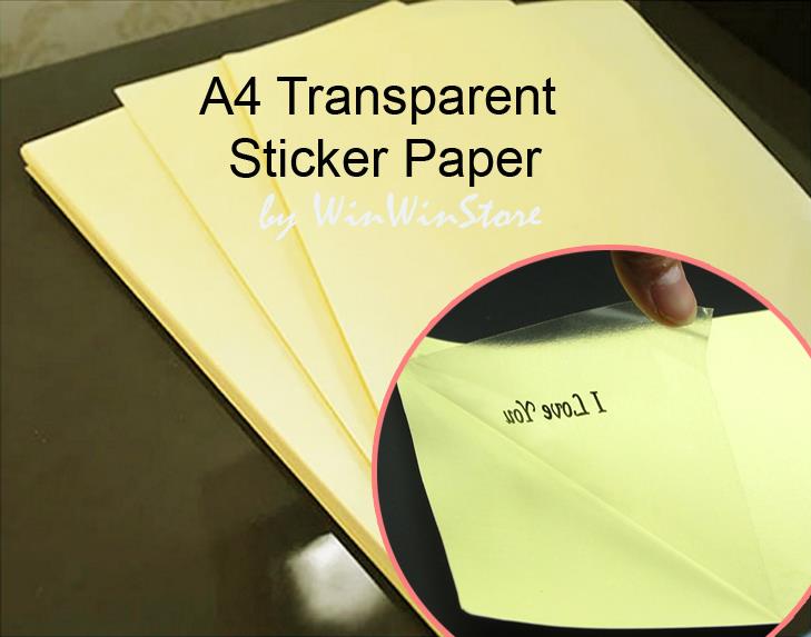 sticker paper printable transparent Sticker 11:14 Pa 1/25/2018 PM) 20 TRANSPARENT (end A4 Labels