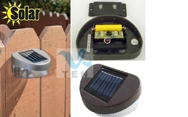 2LED Solar Light Wall Light Waterproof Solar Lamp 2V Garden Outdoor
