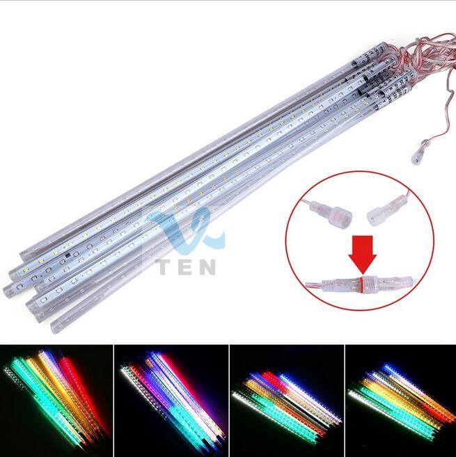 50CM Solar LED Meteor Shower Light Rain Shower Light 8tubes/Set