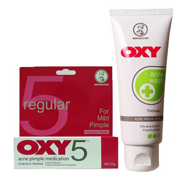 Acne Treatment Oxy 5 Pimple Medication 25g + Oxy Acne Wash 80g