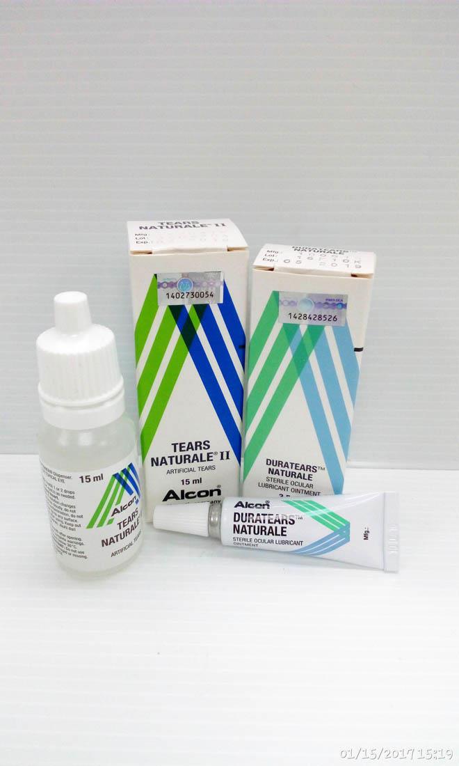 Alcon Tears Naturale II Drops 15ml + Alcon Duratears Eye Ointment 3.5g