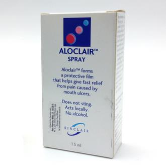 ALOCLAIR SPRAY 15ML (FOR MOUTH ULCERS & SORE THROAT)