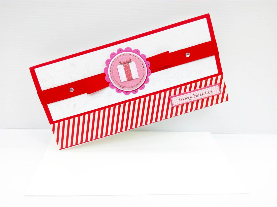 Beautiful Happy Birthday Greeting Card with Envelope