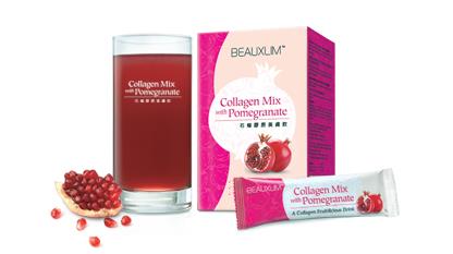 Beauxlim Collagen wiht Pomegranate 15s,  Anti-Aging & Whitening