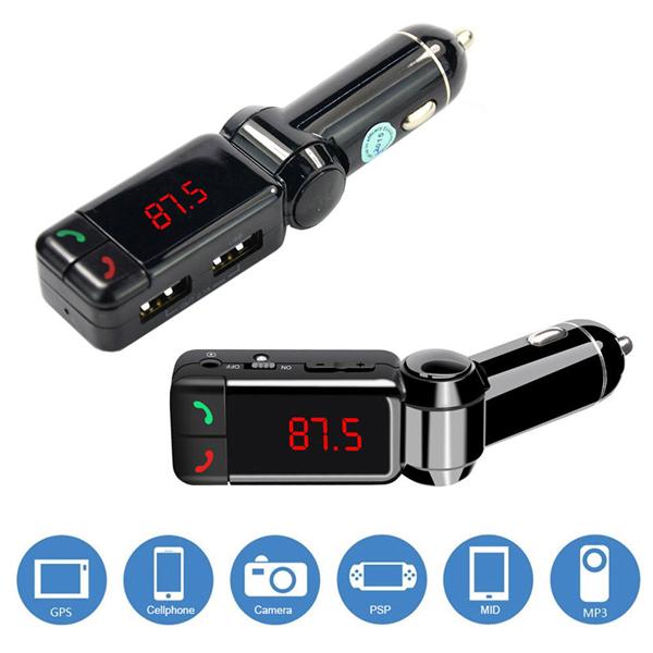 Bluetooth FM Transmitter MP3 Player With 2.1A USB Charger