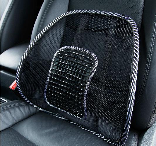 AutoSun Car Seat Massage Chair Back Lumbar Support Mesh Ventilate ...