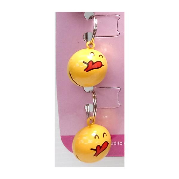 Cat & Dog Collar Bell Yellow Design 2pc