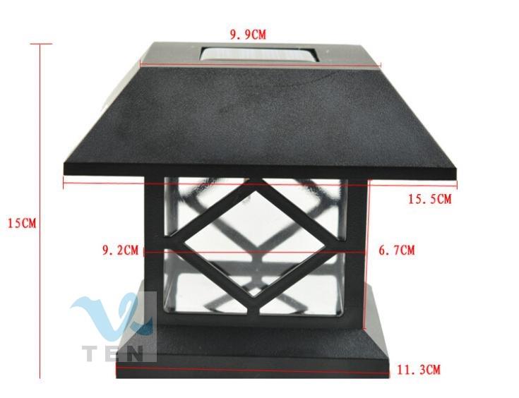 Chapiter lamp Solar lights The Ultrabright European Villa Garden Light