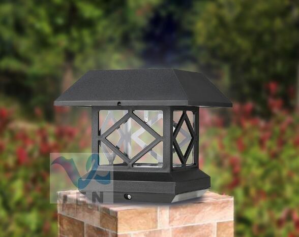 Chapiter lamp Solar lights The Ultrabright European Villa Garden Light