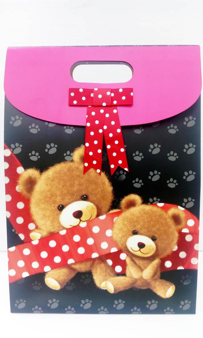 Cutest Teddy Bear Gift Box X 5sets (16cm X 27.5cm X 39cm )