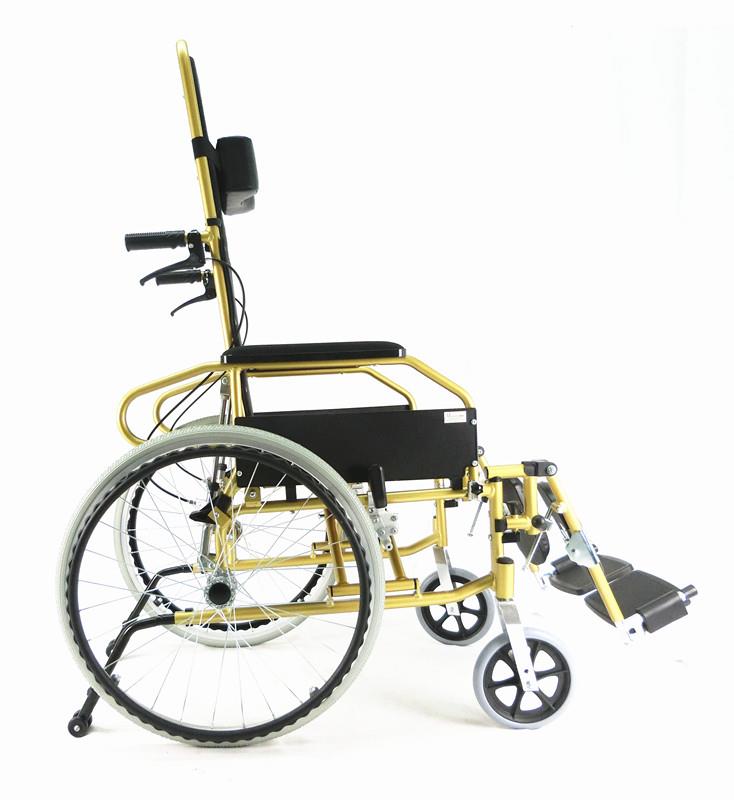 Deluxe lightweight 18kg reclining wheelchair kerusi roda tempat tidur