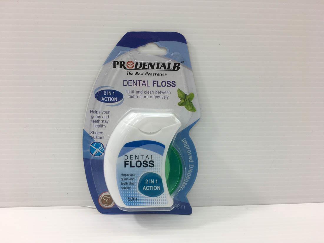 Dental Floss ProDentalB 2 in 1 Action 50metre