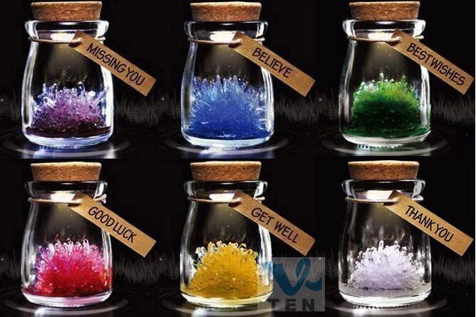 DIY Gifts Crafts Grow Crystal Wishing Bottle Without Light DIY Gifts Crafts Grow Crystal Wishing Bottle Without Light
