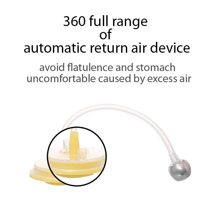 Dlami ( italy brand ) D03 BPA free break resistant glass milk bottle