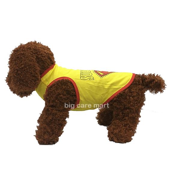 Dog T-Shirt for Small Dogs Super Man Design M Size