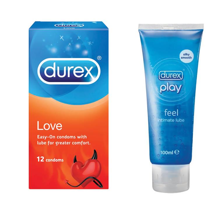 Durex Love Condom 12s + Durex Play Classic 100ml