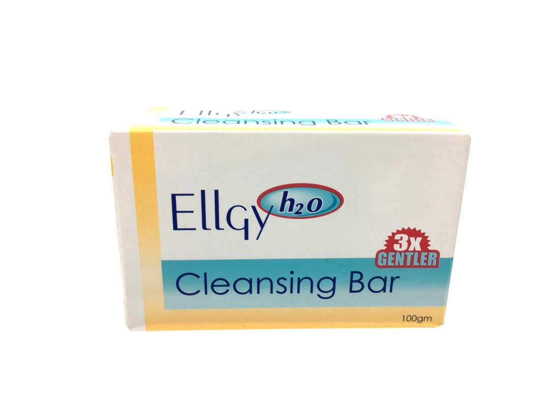 Elgy H2o Cleansing Bar Soap 100gm, for Dry Sensitive Skin