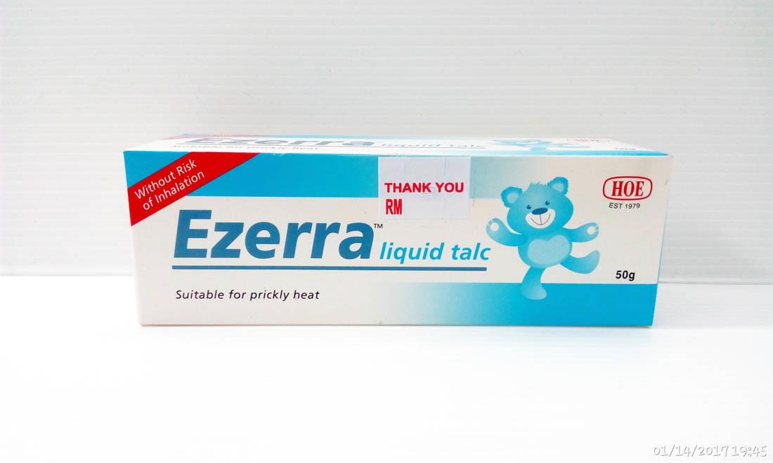 Ezerra Liquid Talc Lotion 50g, for Prickly Heat 