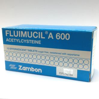 FLUIMUCIL A 600MG EFFERVESCENT TABLET 10''S (for Stubborn Phelgm)
