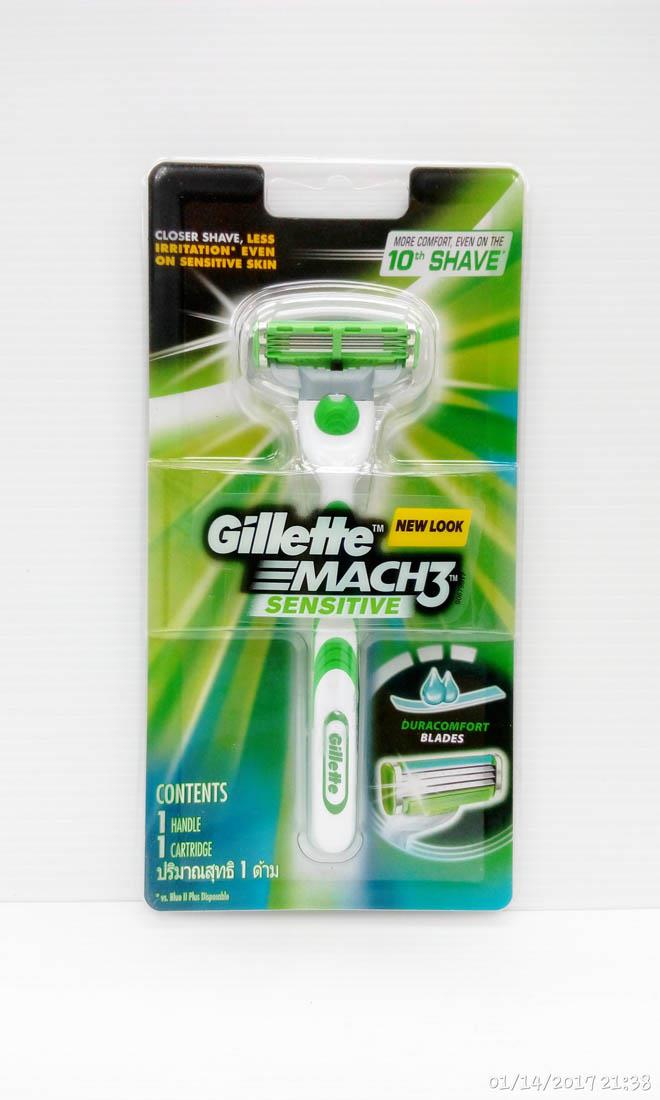 Gillette March 3 Sensitive Shaver + 1 Catridge