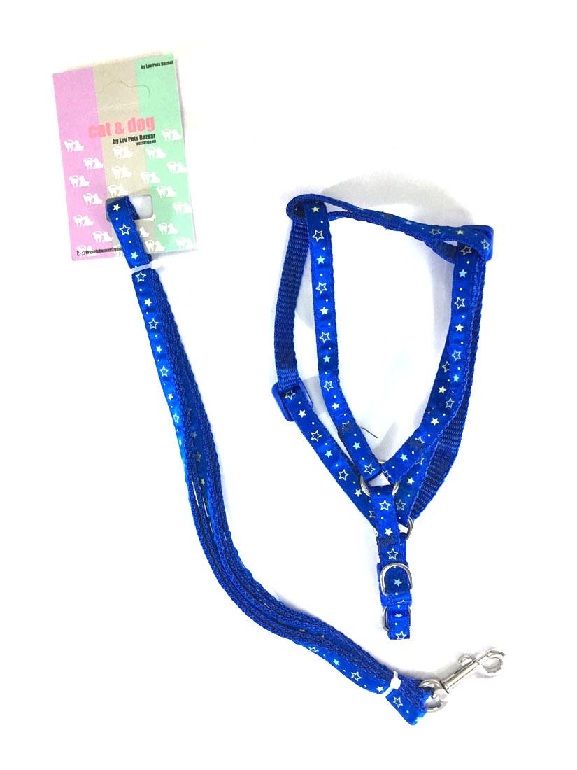 Harness and Leash Set 1cm for Cats & Small Dogs