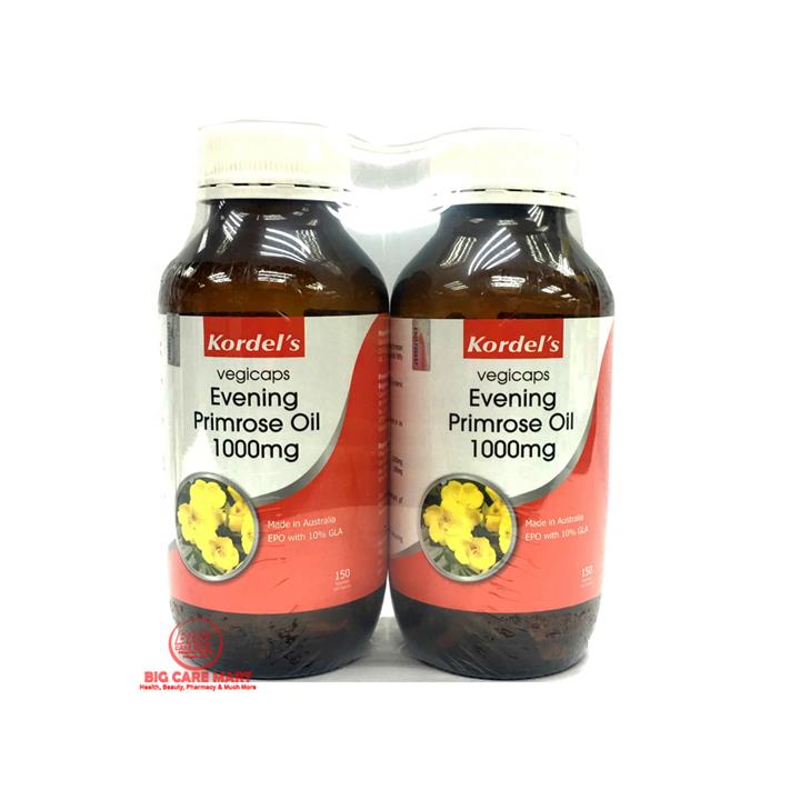 KORDEL'S Evening Primrose Oil 1000mg 2X150s Vegecap