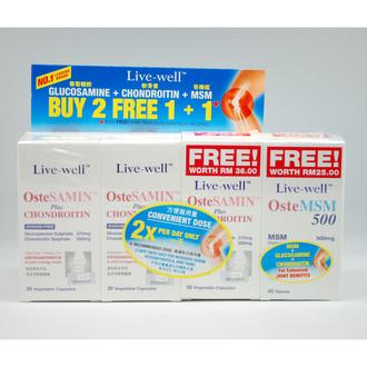 Live Well Ostesamin Plus Chondroitin 3 X 30S