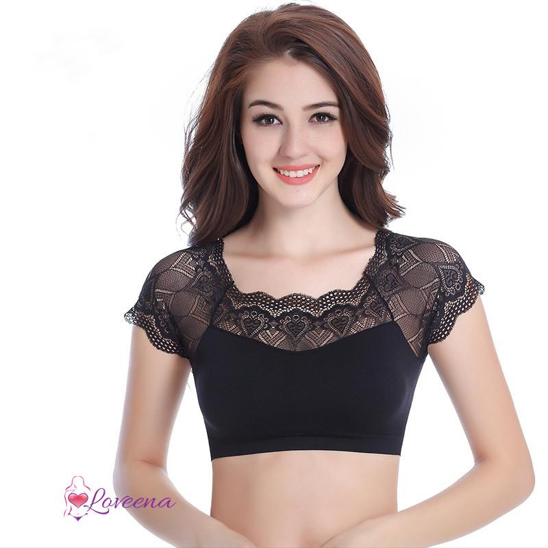 Loveena Seamless Lace Tube Padded Bra SP9004 (2 Colours)