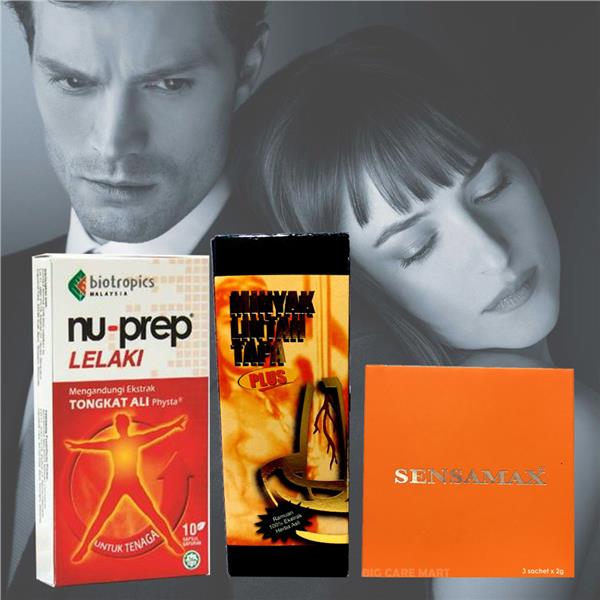 Male Power Set with Nu-Prep Tongkat Ali, Sensamax & Minyak Lintah Tapa Male Power Set with Nu-Prep Tongkat Ali, Sensamax & Minyak Lintah Tapa