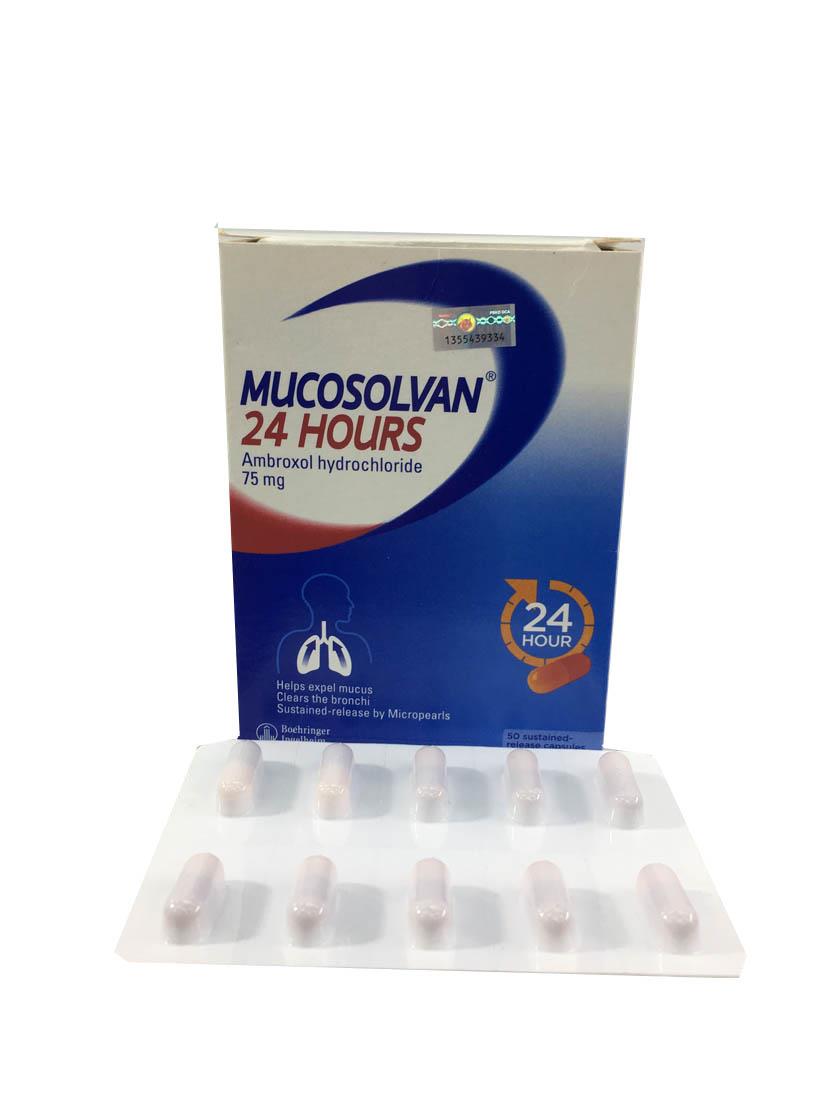 Mucosolvon 24 hours Cough Capsules 50s