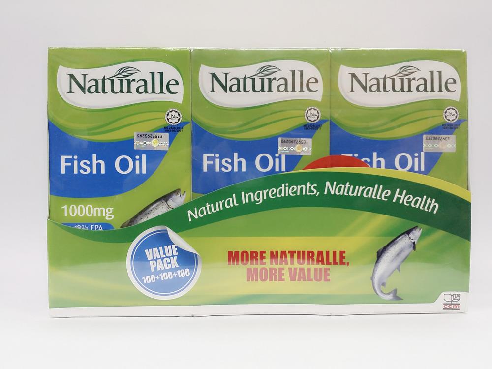 Naturalle Fish Oil 1000MG 3X100s (Protect Heart)