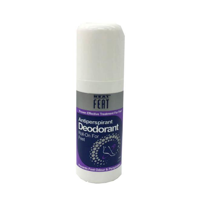Neat Feat Roll-On Antiperspirant Foot Deodorant 60ml for Smelly Feet