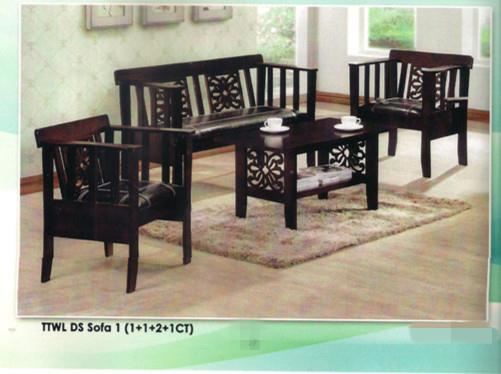 Set Sofa  Kayu  Desainrumahid com